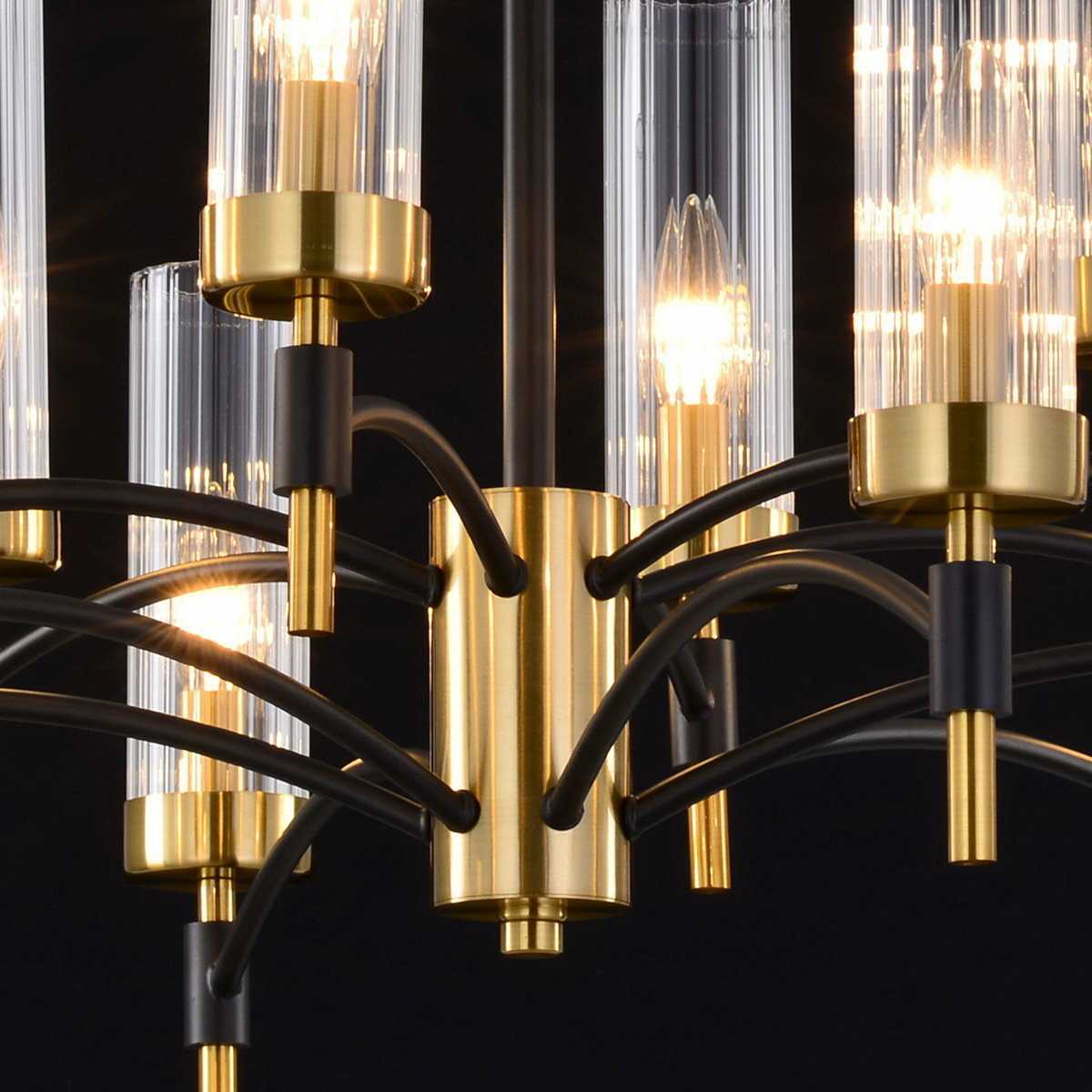 Потолочный светильник ILLUMICO IL5177-6+6PLS-29 BRASS TUBO