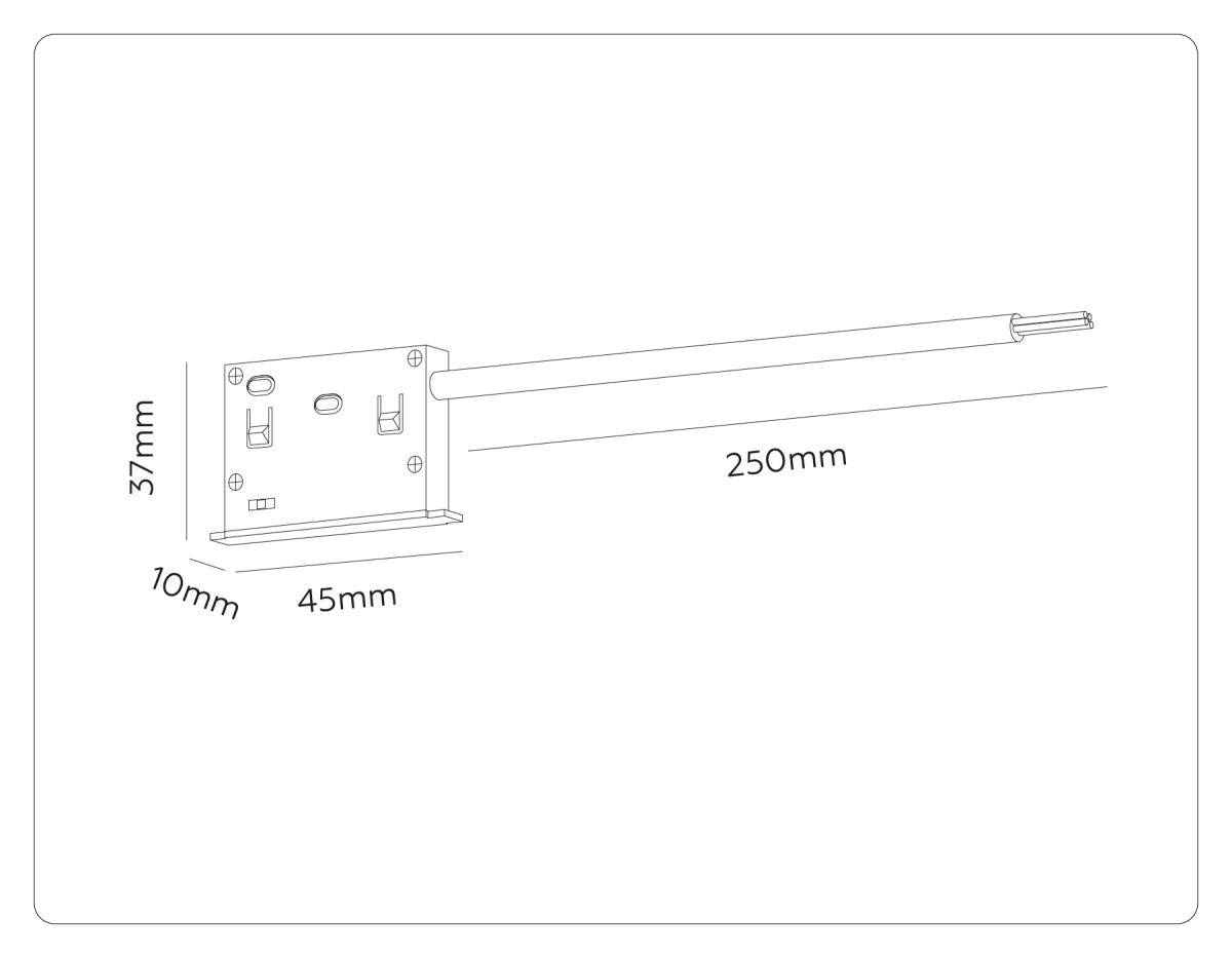 Ввод питания для шинопровода Ambrella Light TRACK SYSTEM GL2025