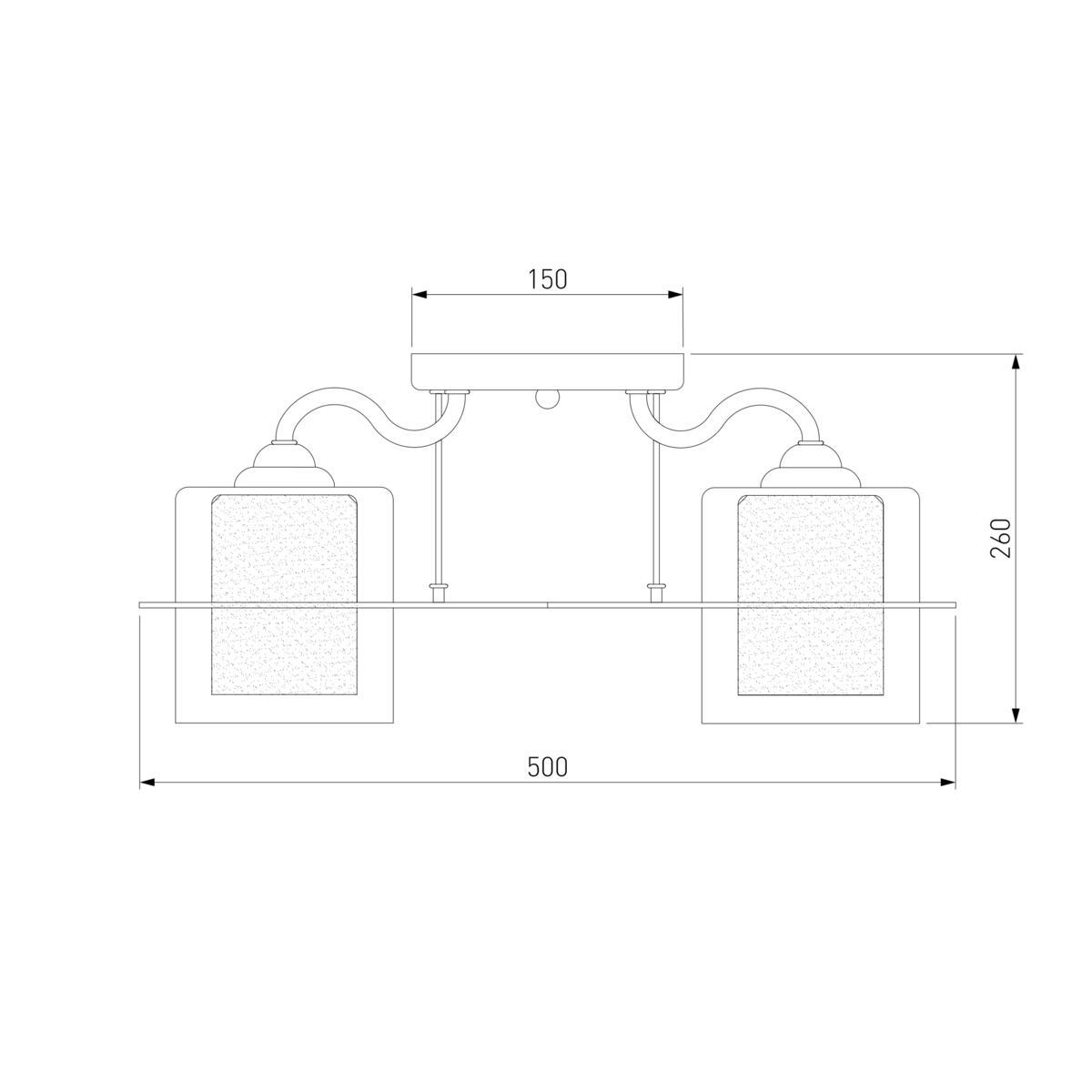 Потолочная люстра Eurosvet 30160/5 хром