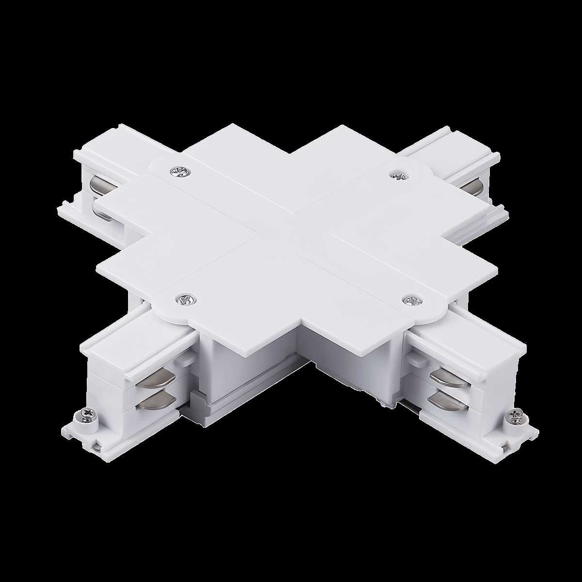 Соединение крестовое встраиваемое с подводом питания к треку 5030xx-R Quattro Lightstar 503146-R