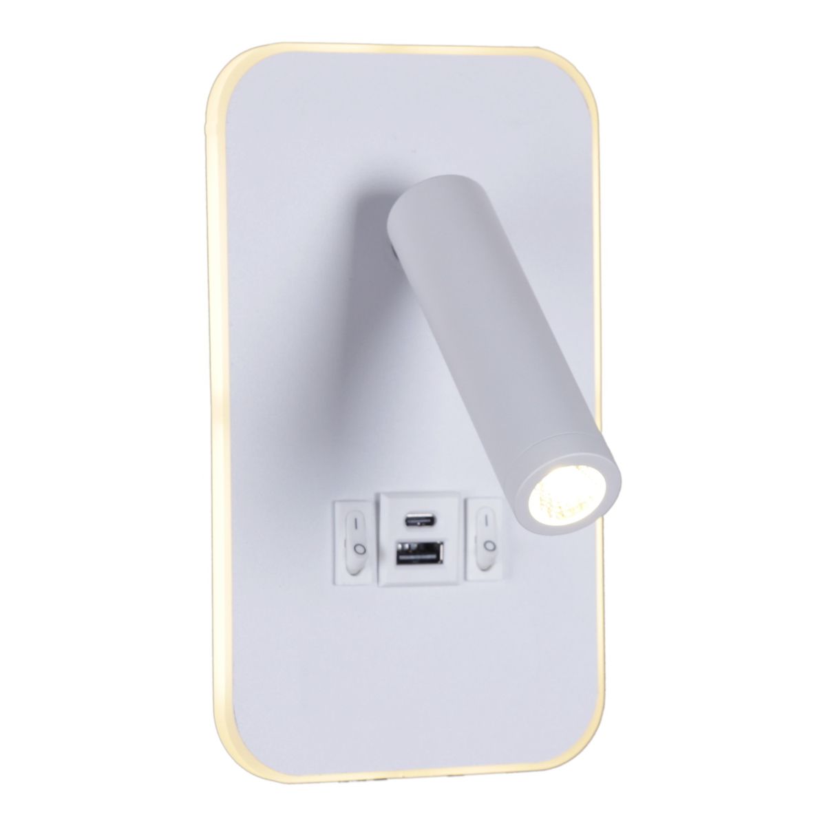 Настенный светодиодный светильник Reluce 86204-9.2-001KT LED12W+USB WT