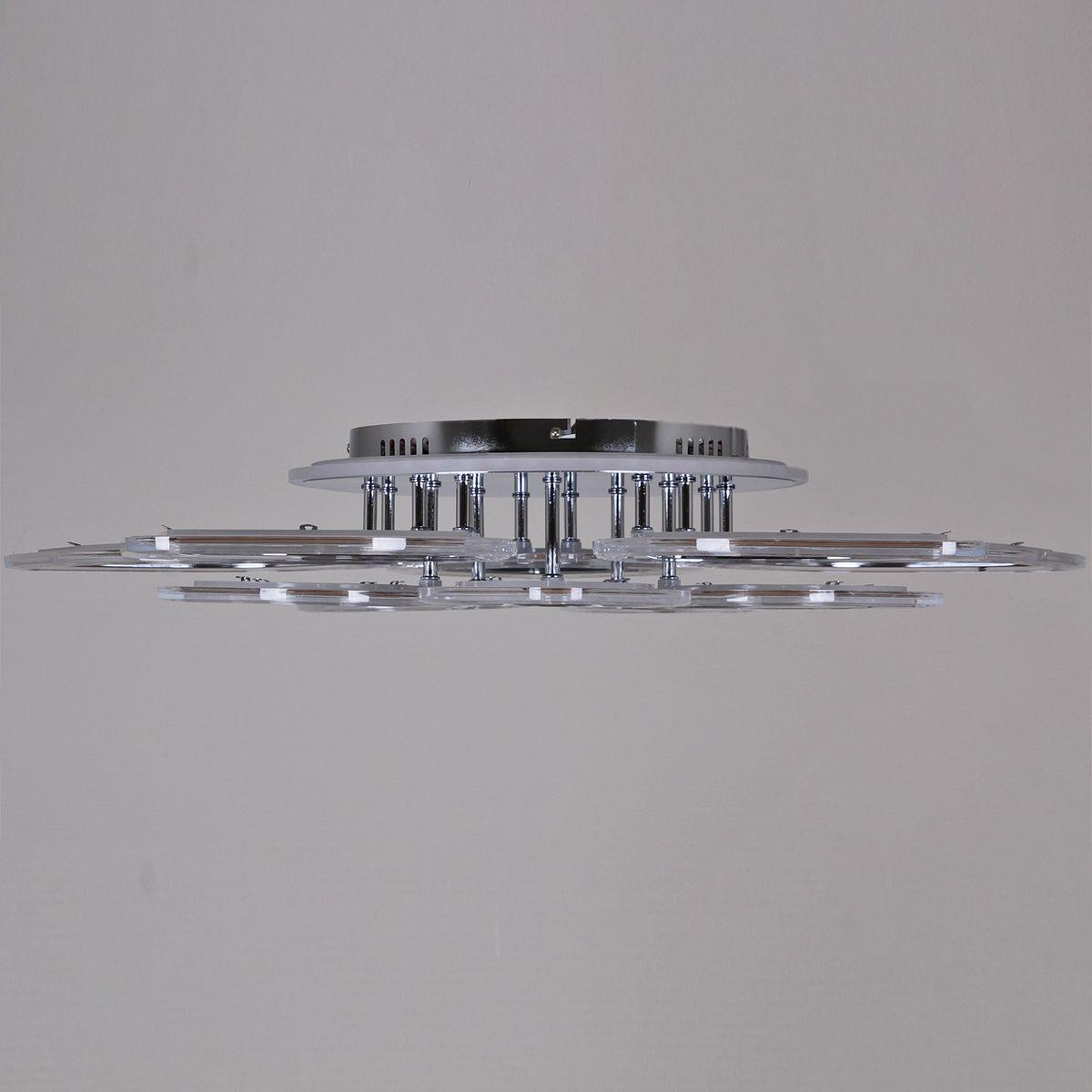 Потолочная светодиодная люстра Reluce 09827-3.3-5+5C CR (RGB)