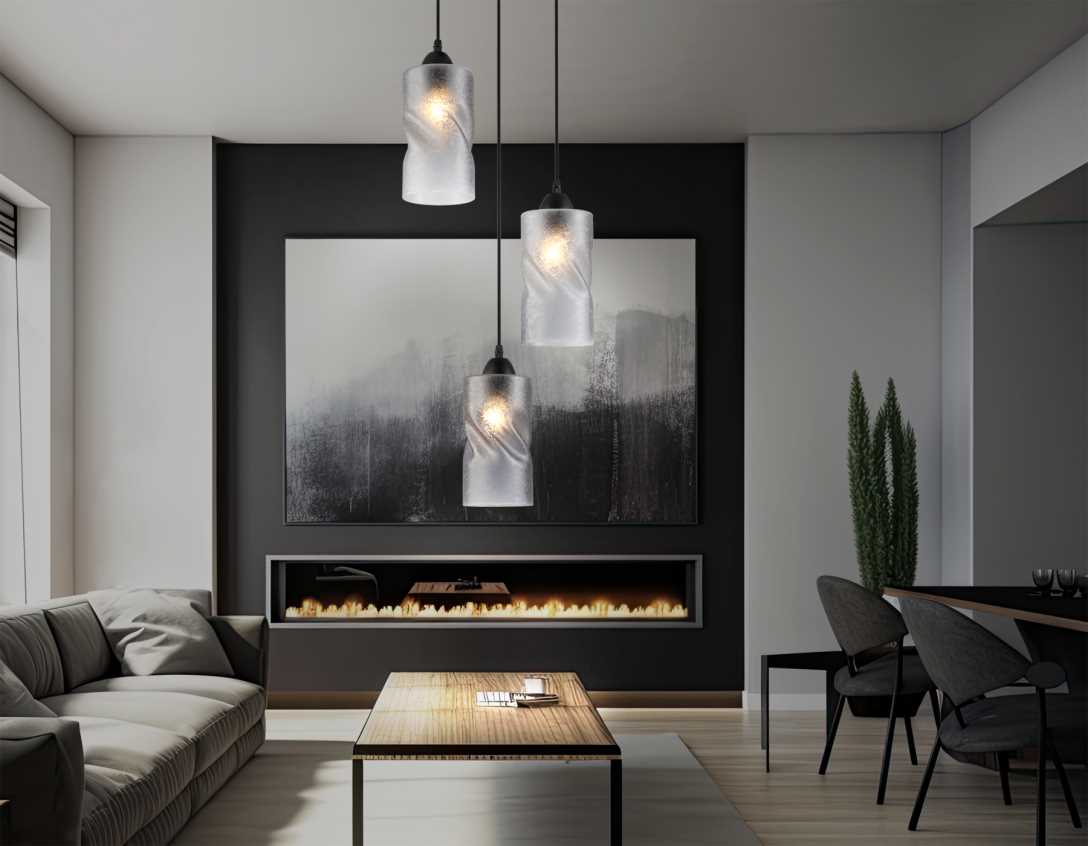 Светильник подвесной со стеклянными плафонами Ambrella light Traditional TR3414