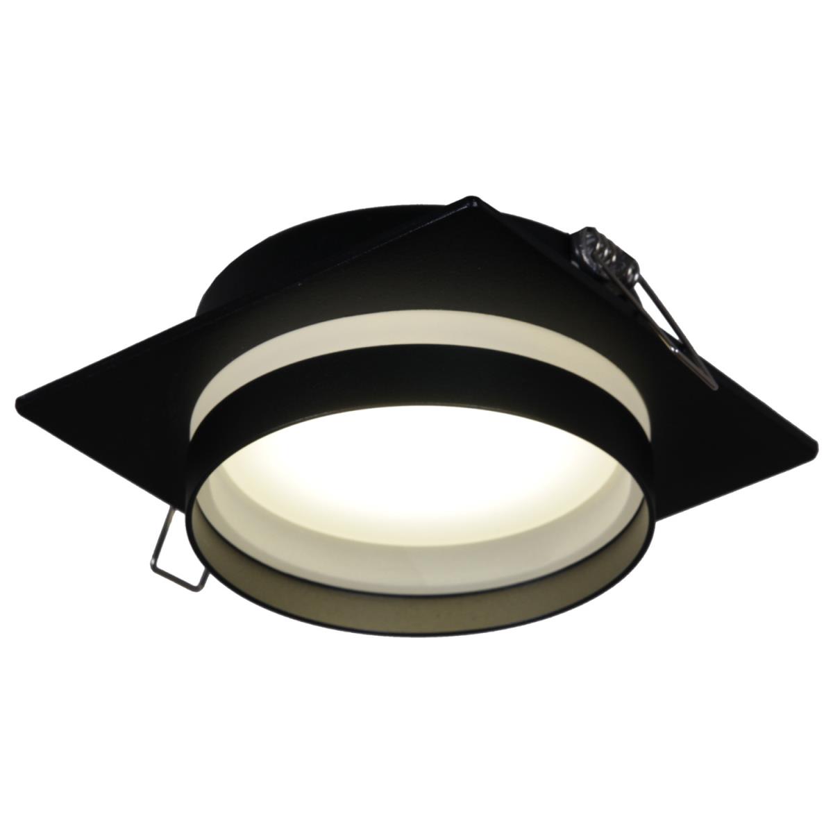 Встраиваемый светильник Reluce Technical 53025-9.0-001LD GX53 BK