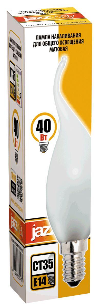 Лампа накаливания Jazzway E14 40W 2700K матовая 3321475
