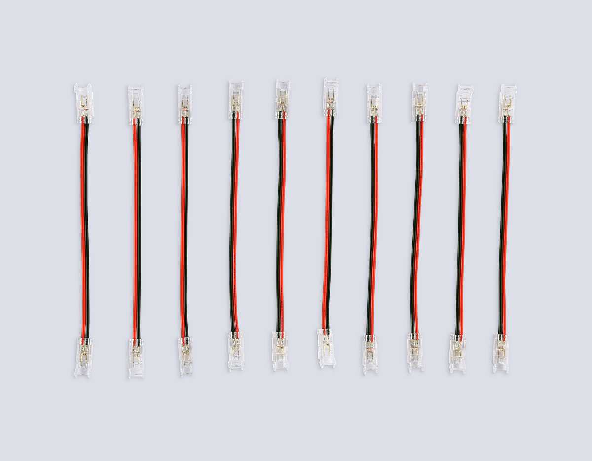 Соединитель гибкий двухсторонний AMBRELLA LIGHT ILLUMINATION COB 12/24V для лент 5mm (2 конт.) (10шт. в комплекте) GS7885