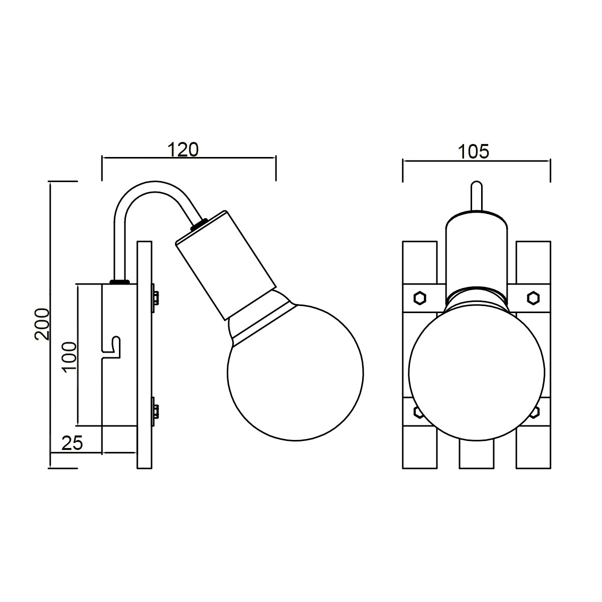 Бра Vele Luce Tendenza VL6492W01