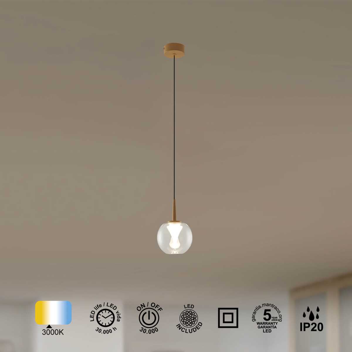 Подвесной светильник Mantra ANDROMEDA 9078