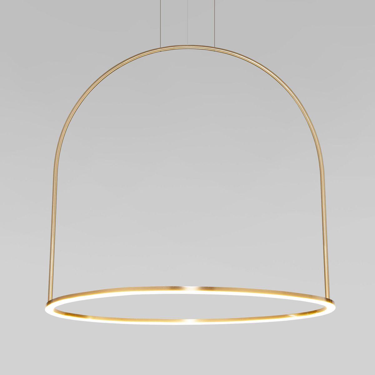 Подвесной светодиодный светильник Eurosvet Over 90323/1 латунь