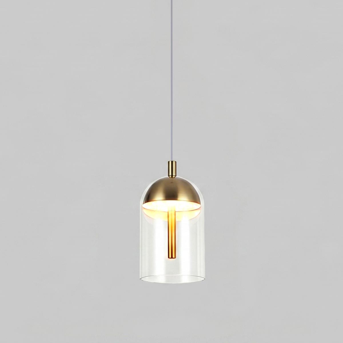 Подвесной светильник Eurosvet Palm 201056/1 LED латунь a072228