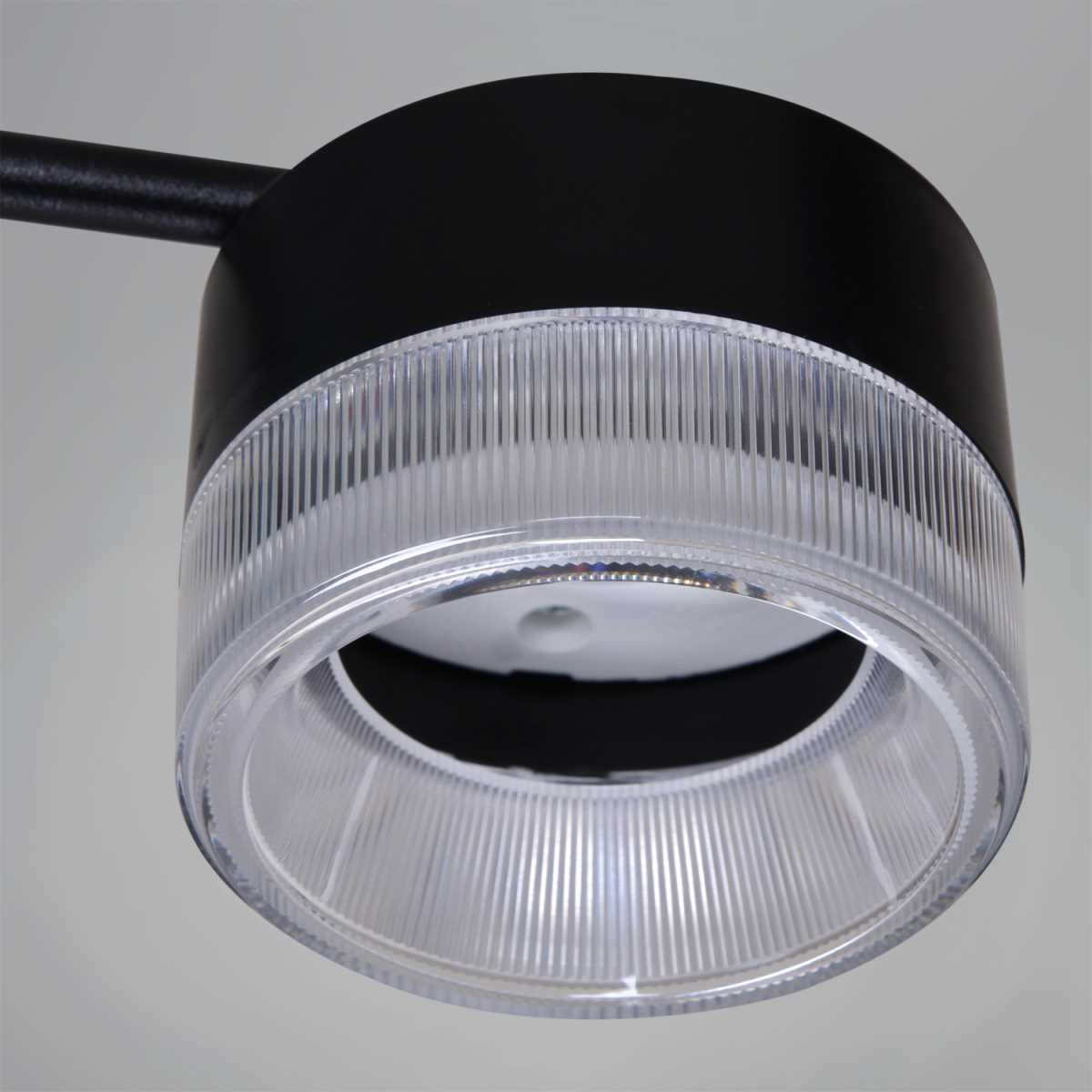 Подвесная люстра Reluce 19490-0.4-6+6 Black