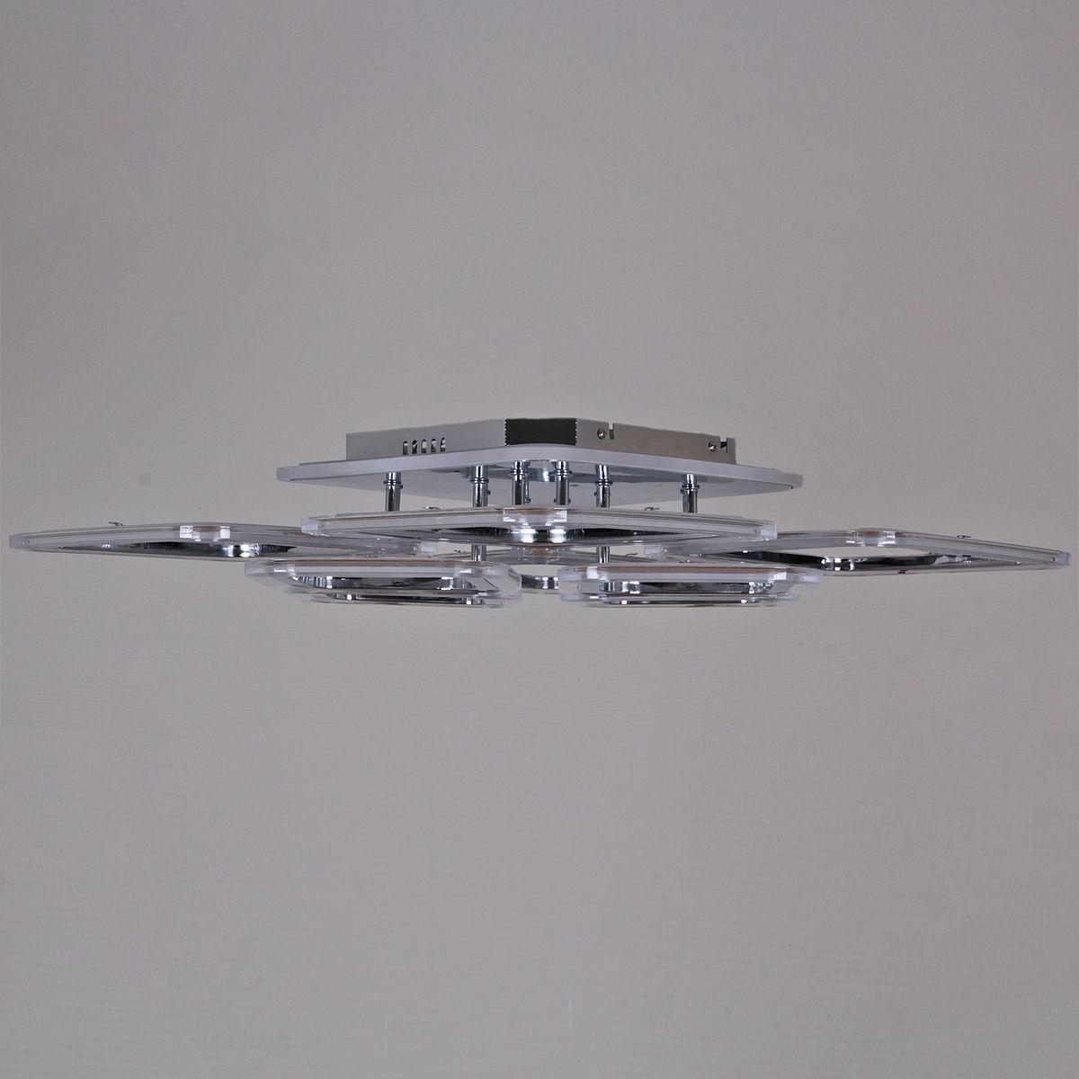 Потолочная светодиодная люстра Reluce 09826-3.3-4+4C CR (RGB)