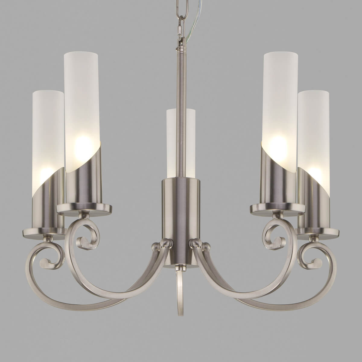 Подвесная люстра Eurosvet Banci 60117/5 никель