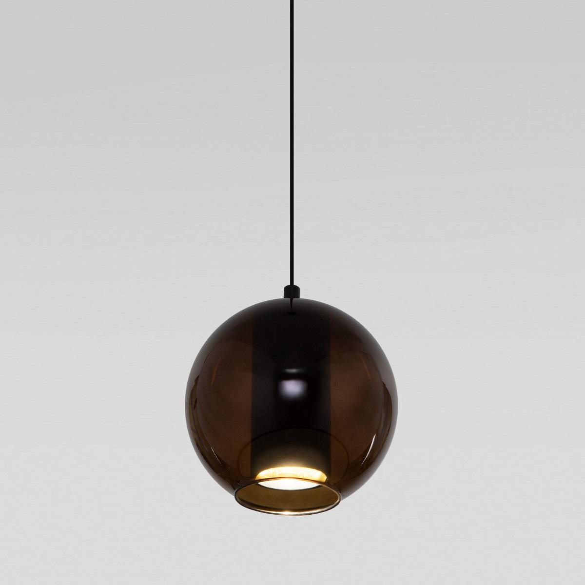 Подвесной светодиодный светильник Eurosvet Cobble 50258/1 LED шоколад