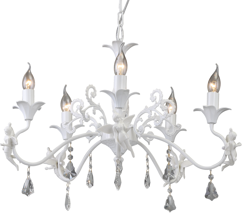 Подвесная люстра Arte Lamp Angelina A5349LM-5WH