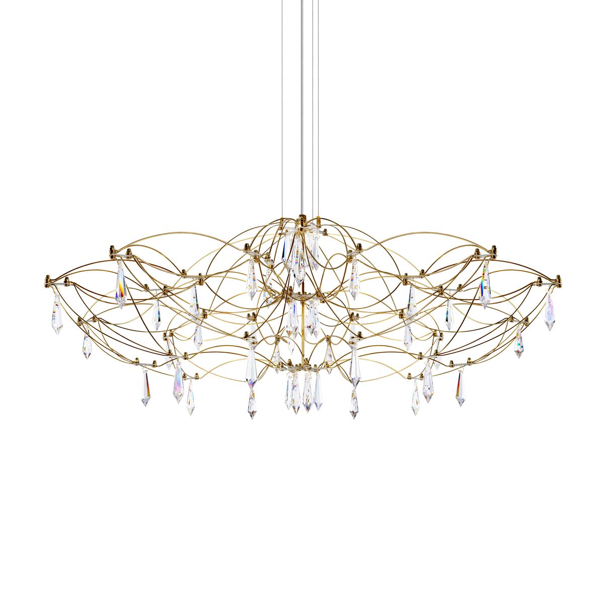 Подвесная люстра Loft IT Mira 10586/900 Gold Asfour