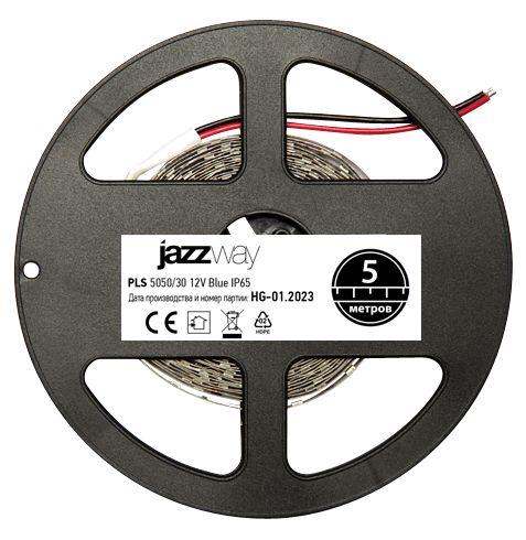Светодиодная влагозащищенная лента Jazzway 7,2W/m 30Led/m 5050SMD синий 5M 327576