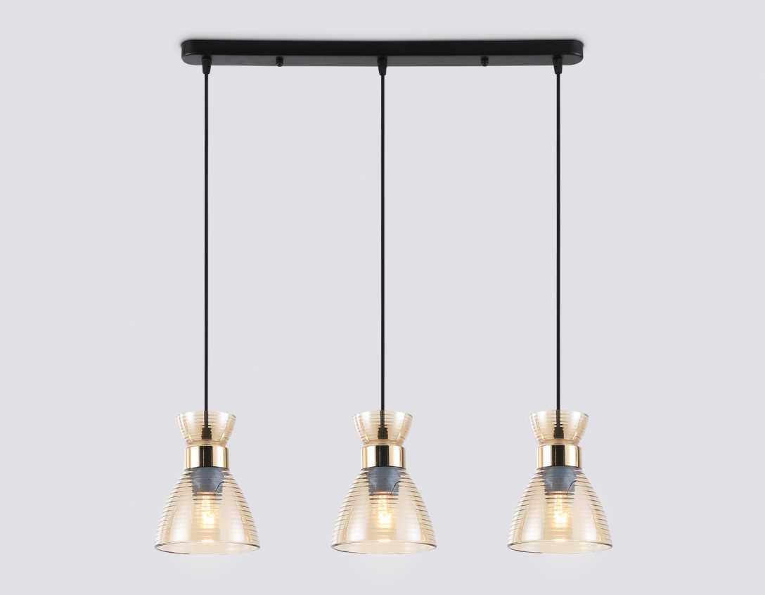 Светильник подвесной со стеклянными плафонами Ambrella light Traditional TR3404