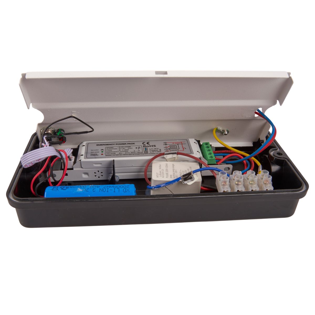 Светильник пылевлагозащищенный Uniel ULW-K25B 6W/4000K/EMG IP65 BLACK