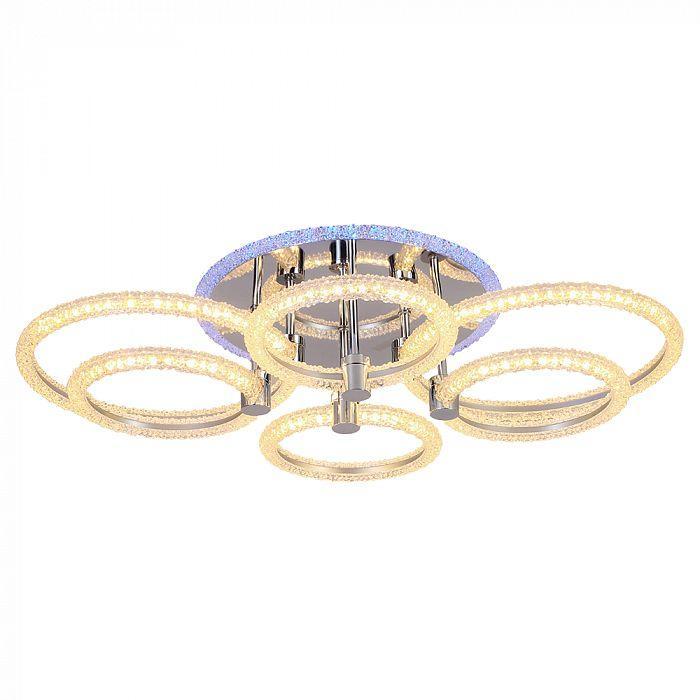 Потолочная светодиодная люстра Profit Light 8024/4+2 CHR