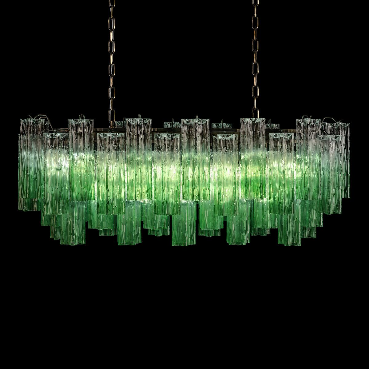 Подвесная люстра Loft IT Murano 10580/1000R Clear green
