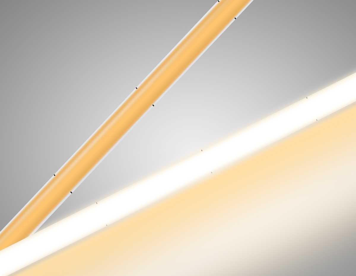 Светодиодная лента Ambrella Light GS4601 COB 384Led/ 7W m/ 24V IP20 3000K/ 5m*3mm*2mm (2 конт.) GS4601