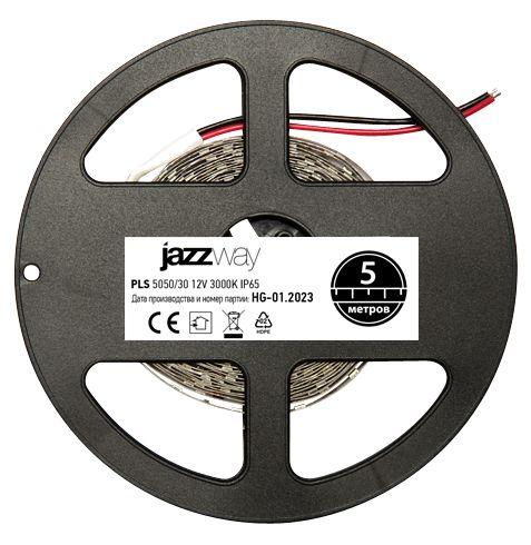Светодиодная влагозащищенная лента Jazzway 7,2W/m 30Led/m 5050SMD теплый белый 5M 3327538