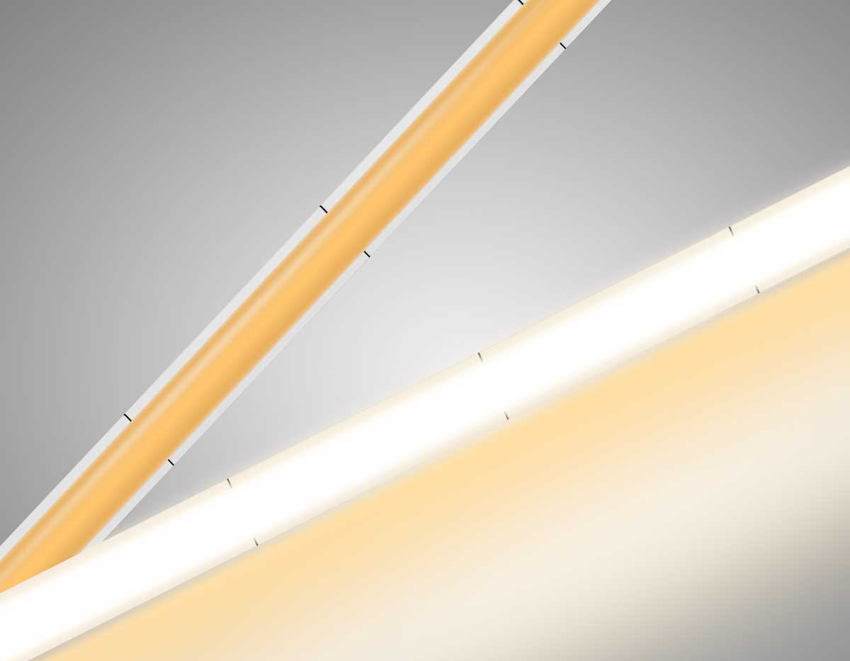 Светодиодная лента Ambrella Light GS4611 COB 400Led/10W m/ 24V IP20 3000K/ 5m*5mm*2.1mm (2 конт.) GS4611