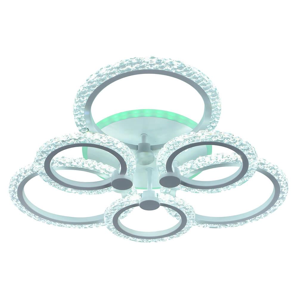 Потолочная светодиодная люстра Profit Light 8027/3+3 WHT A
