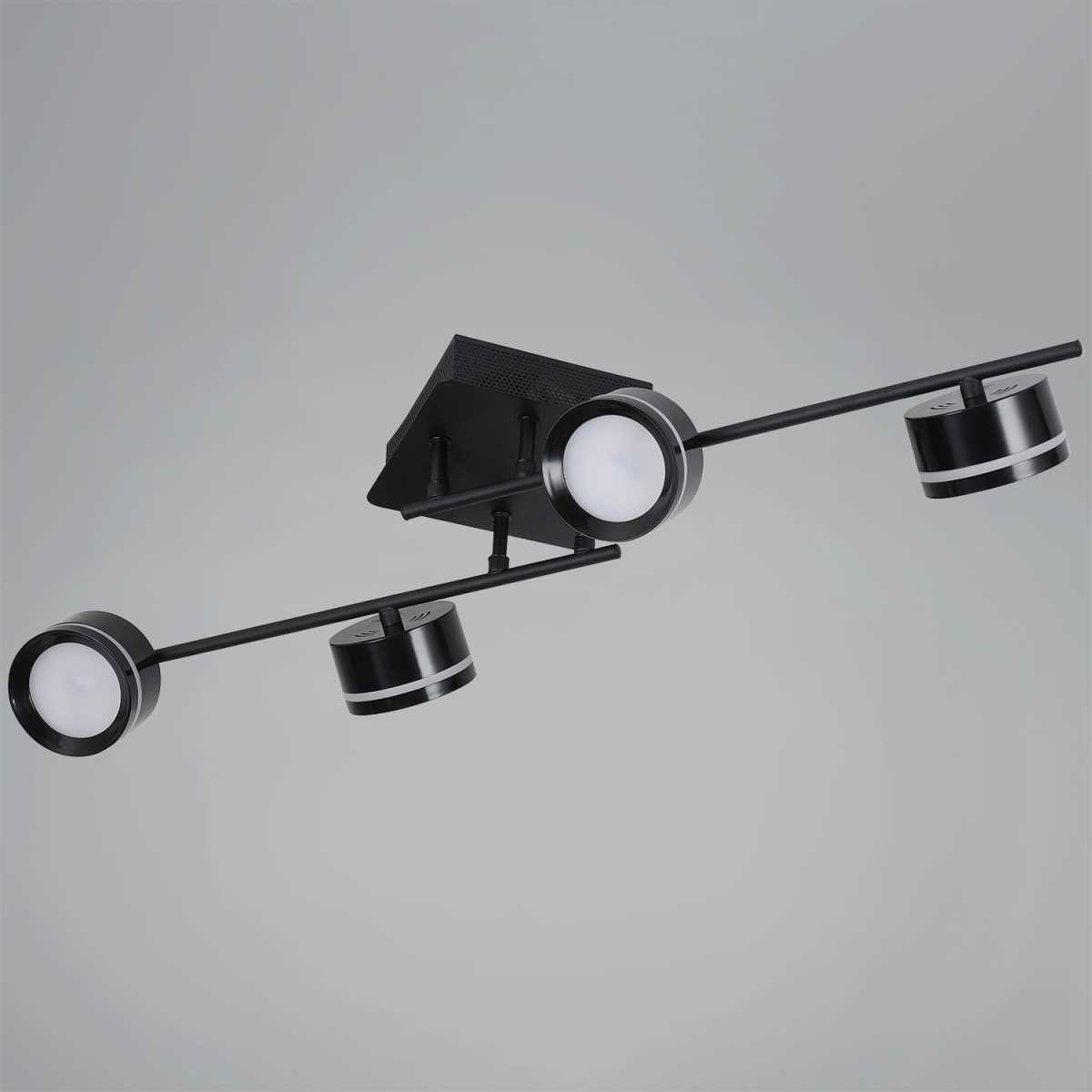 Потолочная люстра Reluce 10590-0.3-04 Black