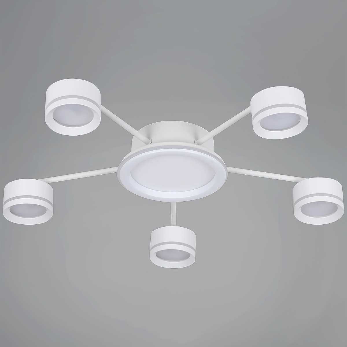 Потолочная люстра Reluce 20590-0.3-5+1 White