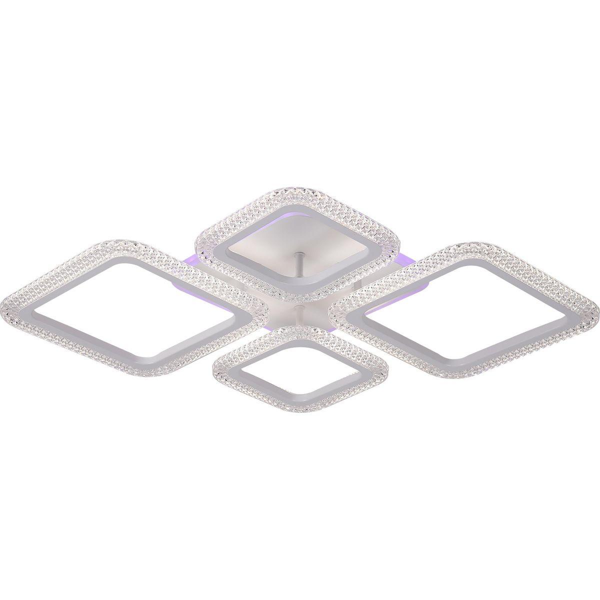 Потолочная светодиодная люстра Reluce 08491-0.3-2+2RGB WH(RGB)
