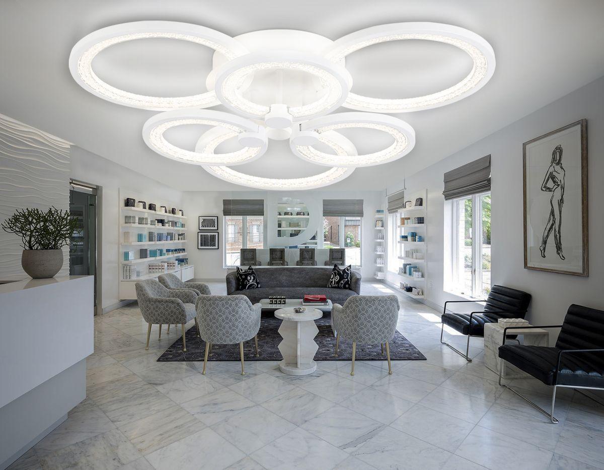 Потолочная светодиодная люстра Ambrella light Acrylica Original FA4085