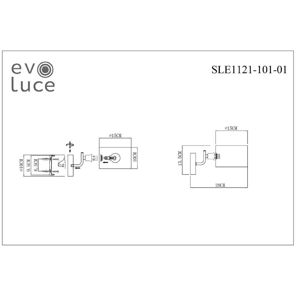 Бра Evoluce Aerin SLE1121-101-01