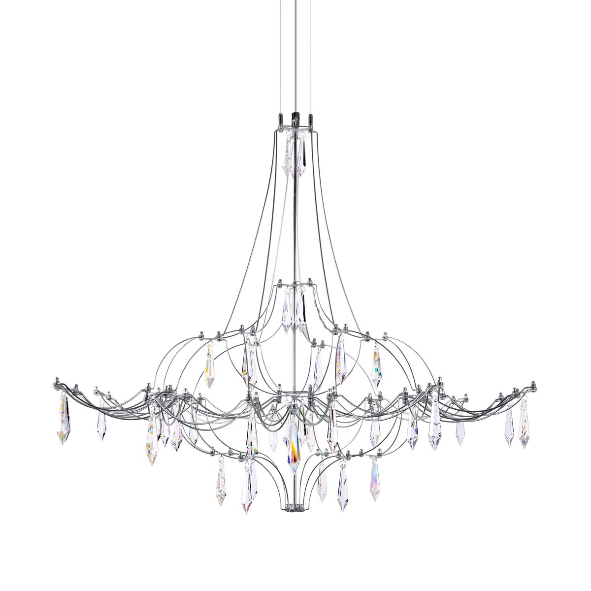 Подвесная люстра Loft IT Mira 10588/800 Silver Asfour