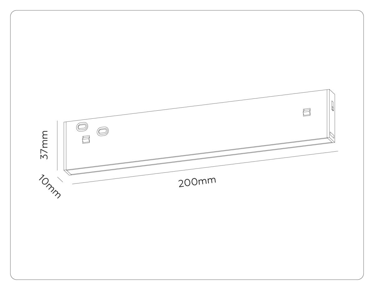 Трековый линейный светильник Ambrella Light TRACK SYSTEM GL2320