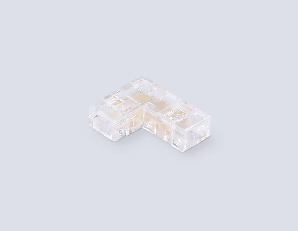 Соединитель угловой AMBRELLA LIGHT ILLUMINATION COB 12/24V для лент 5mm (2 конт.) (10шт. в комплекте) GS6841
