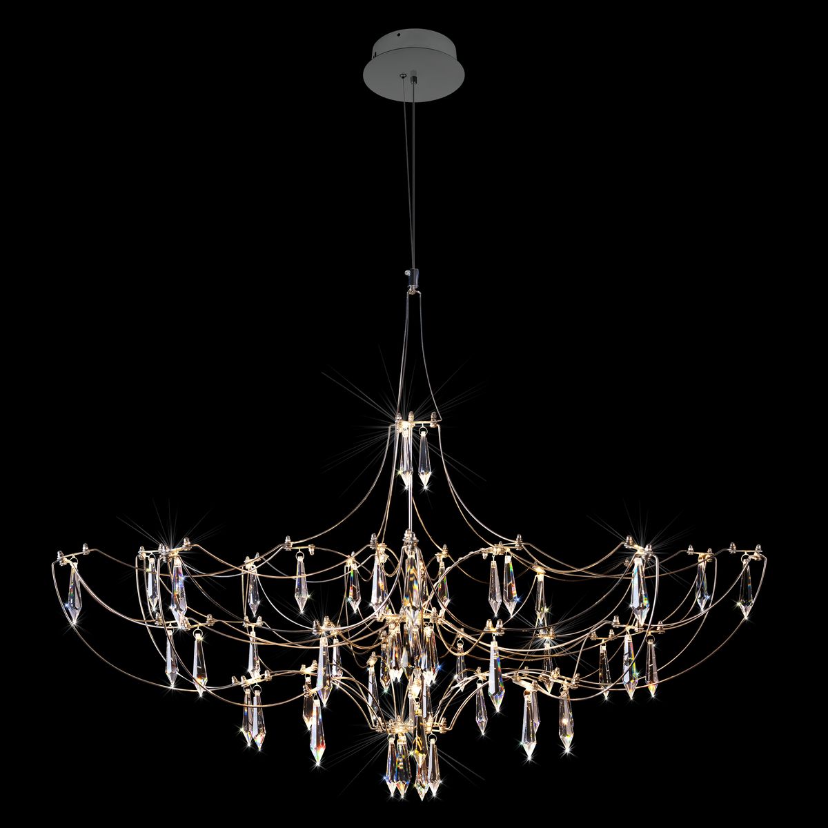 Подвесная люстра Loft IT Mira 10589/900 Silver Asfour