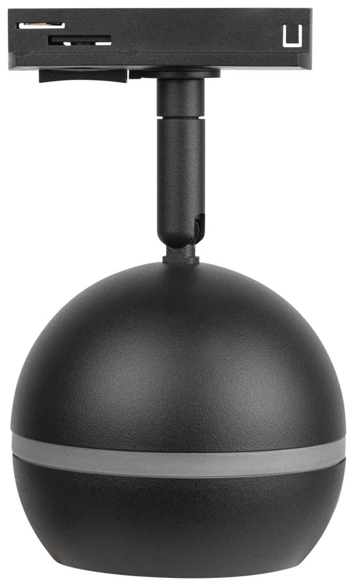 Трековый светильник однофазный ЭРА Round TR47-GX53 BK Б0054156