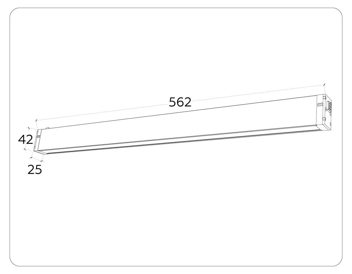 Трековый светодиодный светильник Ambrella Light Track System Magnetic 220V GL1292