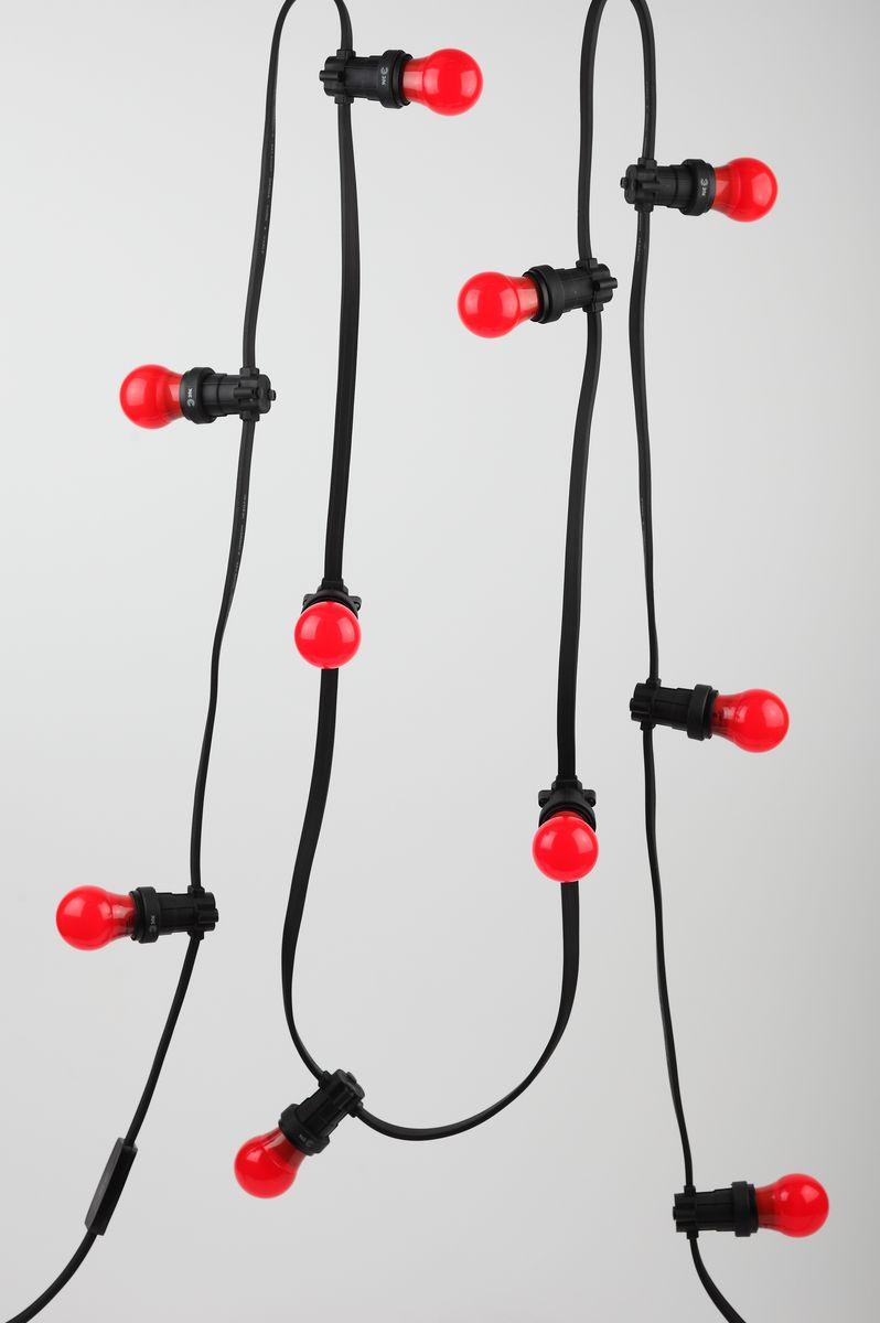 Лампа светодиодная ЭРА E27 3W 3000K красная ERARL50-E27 Б0049580