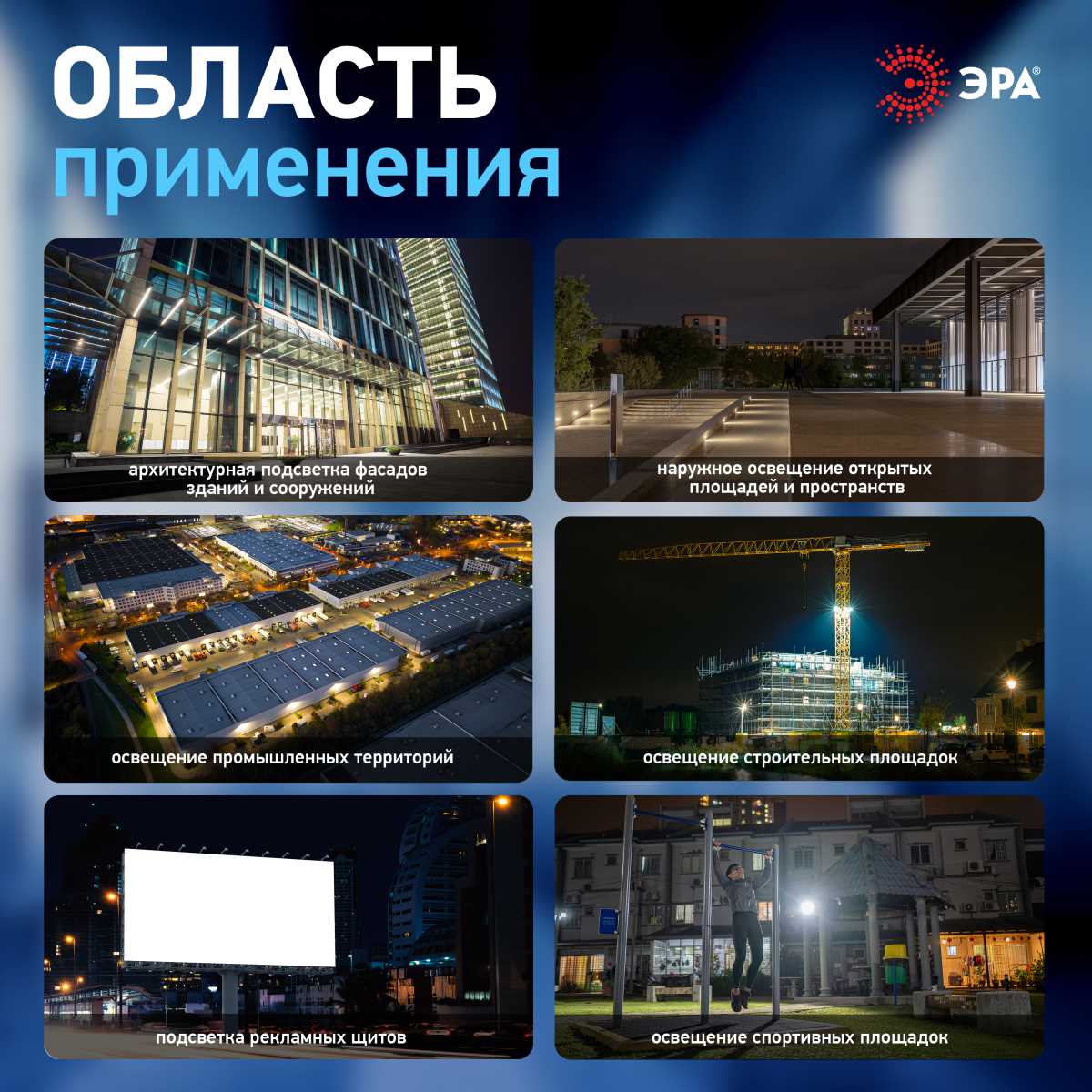 Прожектор светодиодный уличный ЭРА PRO LPR-062-0-65K-02 Б0064648