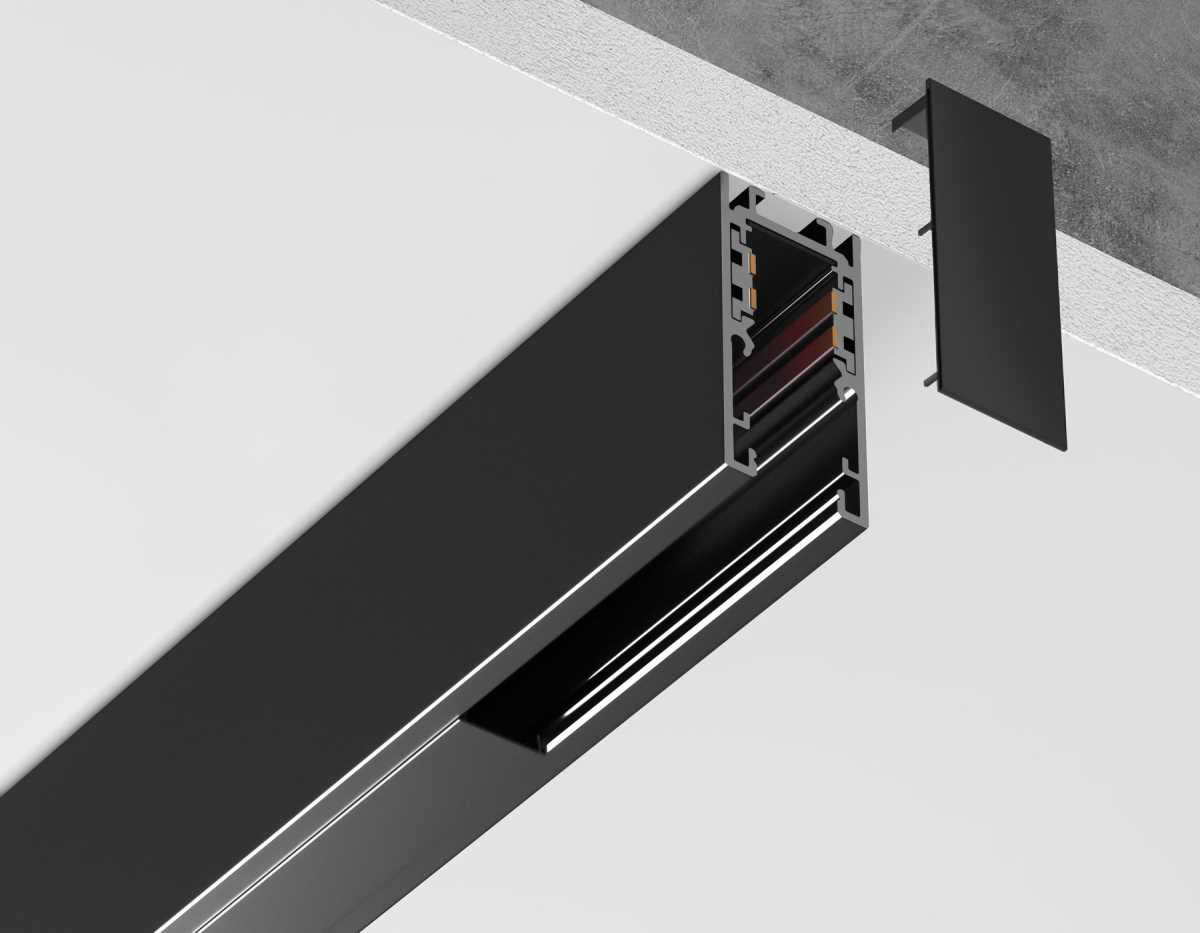 Шинопровод 1м накладной/подвесной Ambrella Light TRACK SYSTEM GL1912