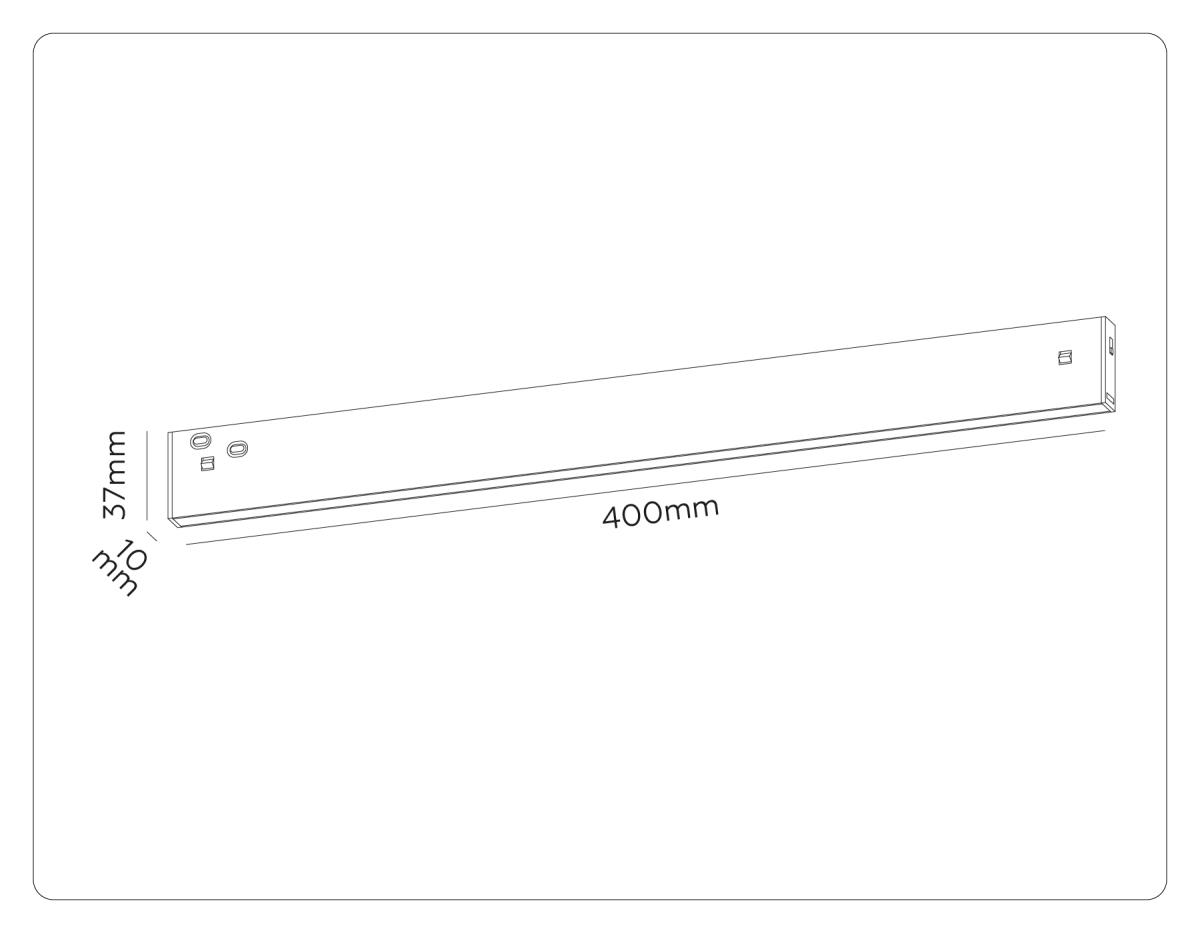 Трековый линейный светильник Ambrella Light TRACK SYSTEM GL2325