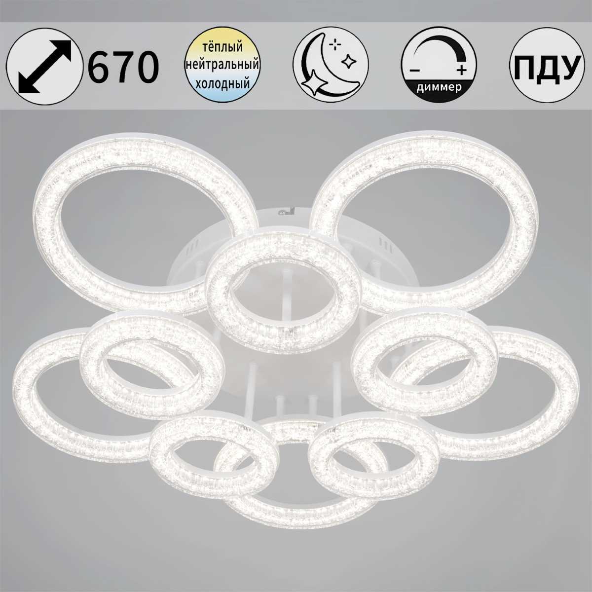 Потолочный светильник Reluce 29290-0.3-5+5 WH