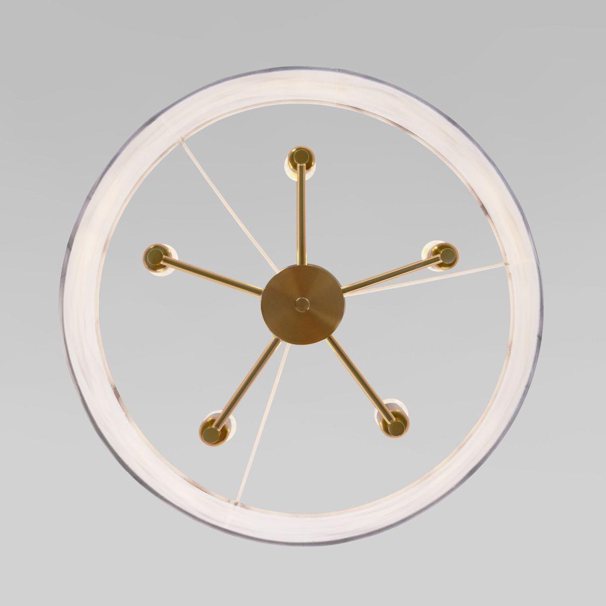 Подвесная люстра Eurosvet Brume 60174/5 латунь a069024