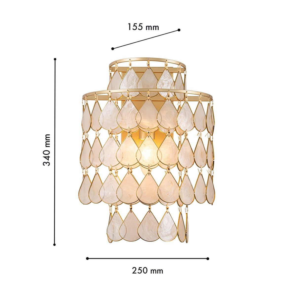 Настенный светильник Favourite Mollitia 4763-1W