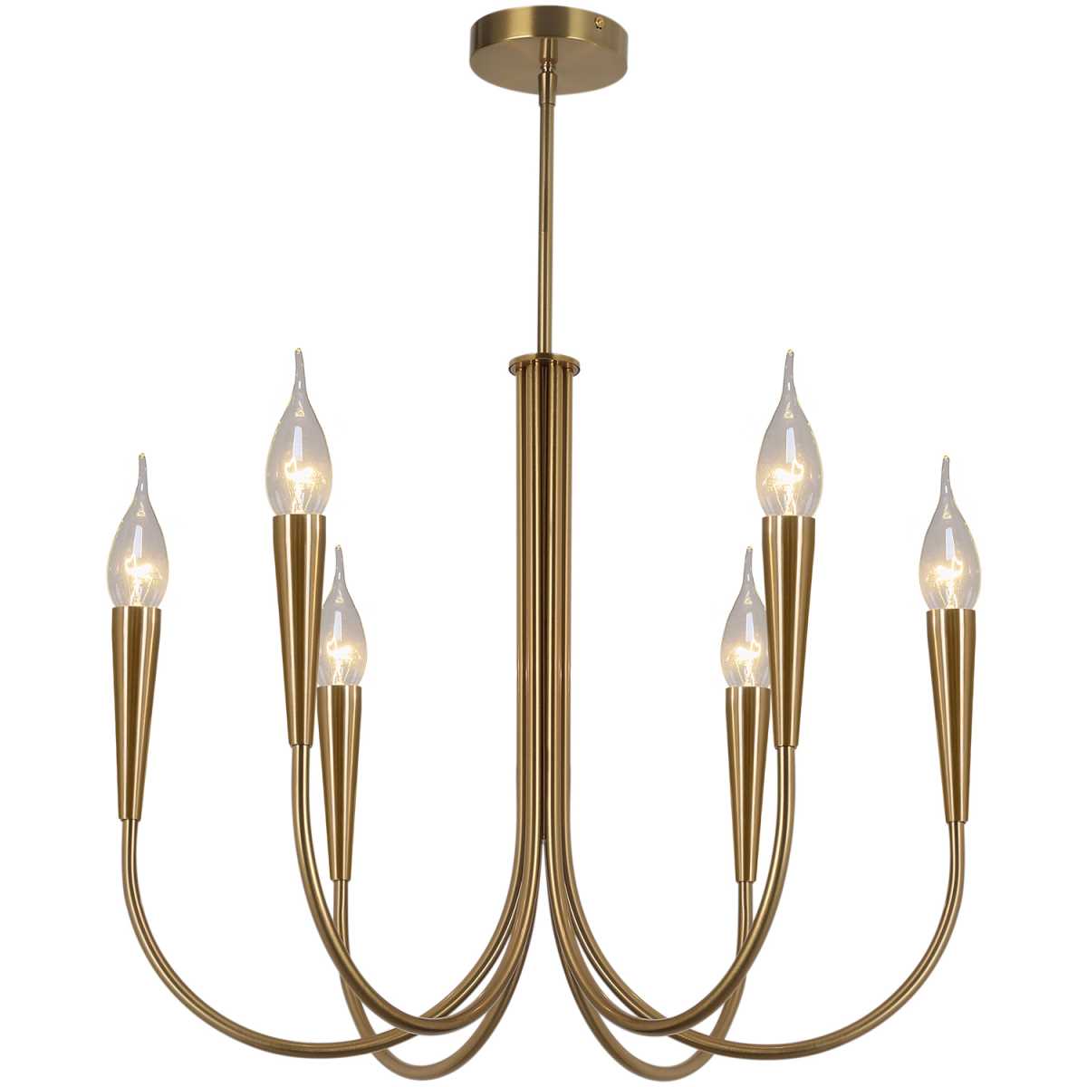 Потолочный светильник ILLUMICO IL0441-6P-79 BRASS VASE