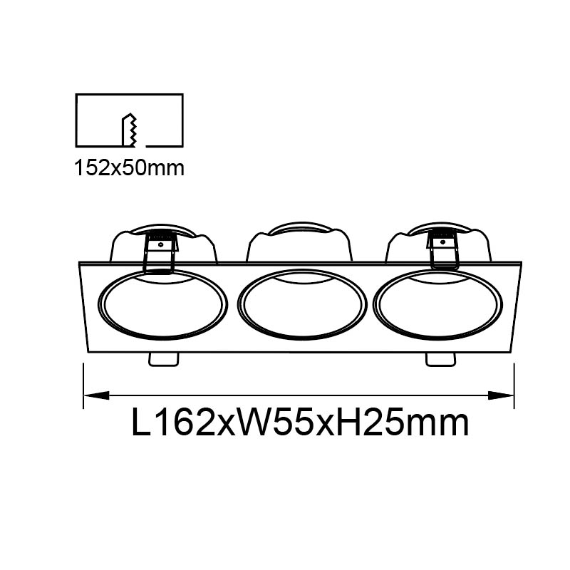 Встраиваемый светильник Mantra ANTILLA 9173