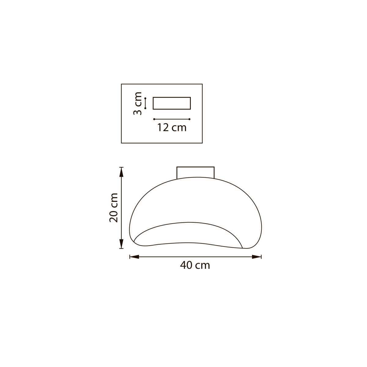 Светильник настенно-потолочный 1xE27 (led) max 12W Sigma Lightstar 611646